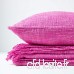 Homescapes Nirvana Coussin Déco de Couleur Pink 100% en Pur Coton tissé à la Main  30 x 50 cm avec Fermeture Éclair et Garnissage 100% Polyester - B00E9VNBQQ